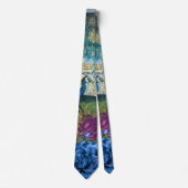 Peacocks Peacock Blue Neckties Stropdas (Voorkant)