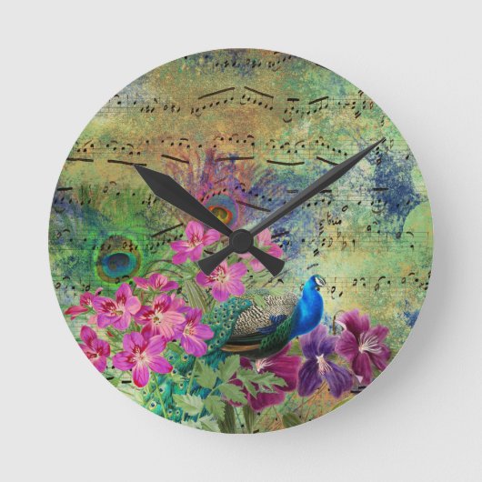 Peacocks Peacock French Antiek Kijk Ronde Klok (Voorkant)