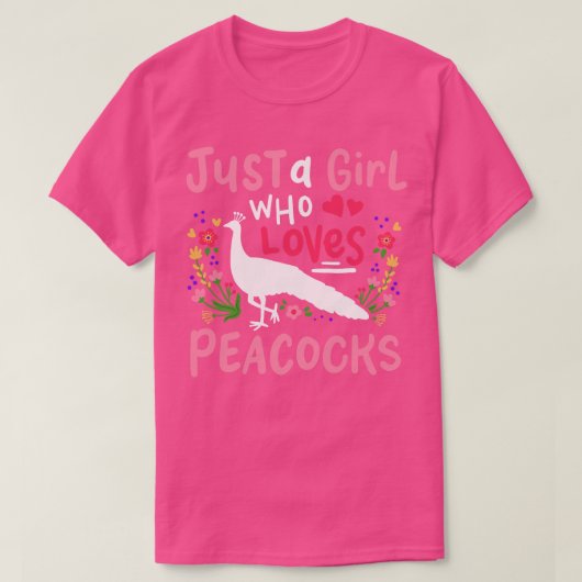 Peacocks Peacock Lover 2 T-shirt (Design voorkant)