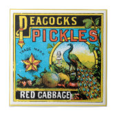 Peacocks Pickles Tegeltje (Voorkant)