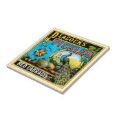 Peacocks Pickles Tegeltje (Zijkant)