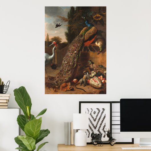 Peacocks Poster (Thuiskantoor)