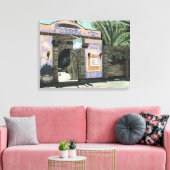 Peacocks Restaurant Schilderij Cabo San Lucas Canvas Afdruk (Insitu (Woonkamer))