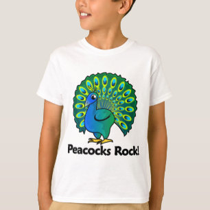 Peacocks Rock! T-shirt
