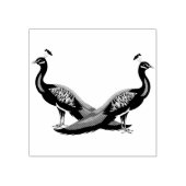 Peacocks Rubberstempel (Afrduk)