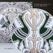 Peacocks Symboliek Belle Epoque Art Deco Tegeltje