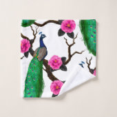 Peacocktuin Bad Handdoek (Wasdoekje)