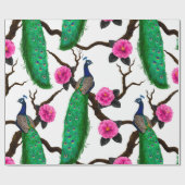 Peacocktuin Cadeaupapier (Vlak)