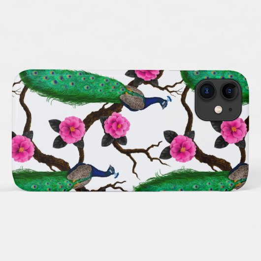 Peacocktuin Case-Mate iPhone Case (Achterkant (horizontaal))