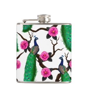 Peacocktuin Heupfles