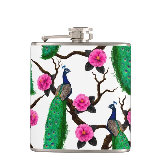 Peacocktuin Heupfles (Voorkant)