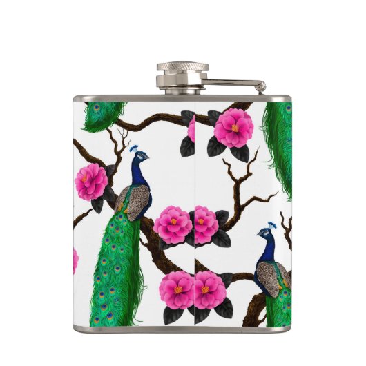 Peacocktuin Heupfles (Achterkant)