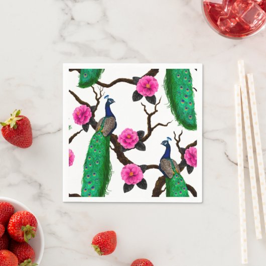 Peacocktuin Servet (Insitu)