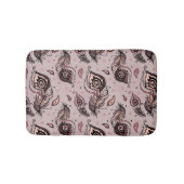 Peacockvederpatroon Badmat (Voorkant)