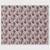 Peacockvederpatroon Cadeaupapier (Vlak)