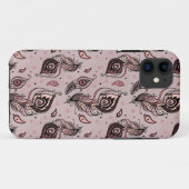 Peacockvederpatroon Case-Mate iPhone Case (Achterkant (horizontaal))
