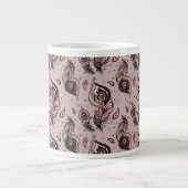Peacockvederpatroon Grote Koffiekop (Voorkant)
