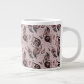 Peacockvederpatroon Grote Koffiekop (Rechts)