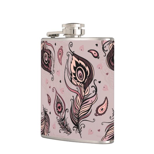 Peacockvederpatroon Heupfles (Links)