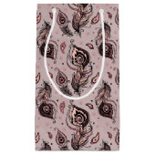 Peacockvederpatroon Klein Cadeauzakje (Voorkant)