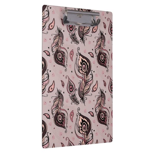 Peacockvederpatroon Klembord (Rechts)