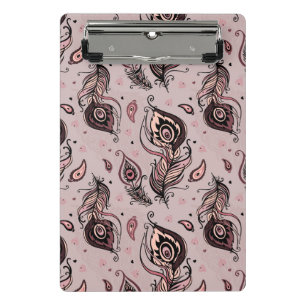 Peacockvederpatroon Mini Klembord