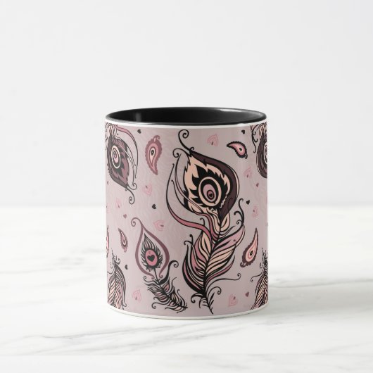 Peacockvederpatroon Mok (Midden)