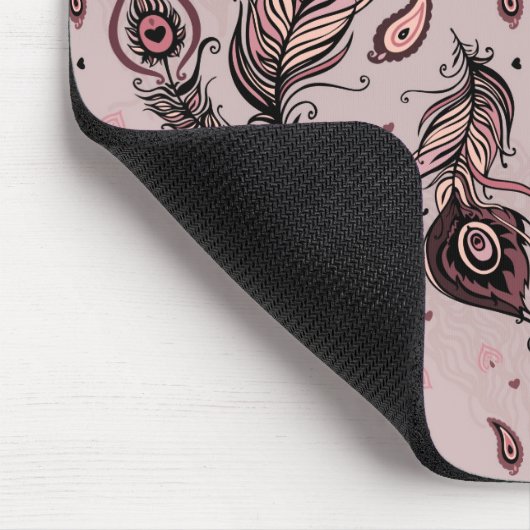 Peacockvederpatroon Muismat (Hoek)