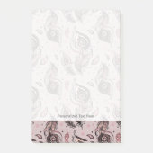 Peacockvederpatroon Post-it® Notes (Voorkant)