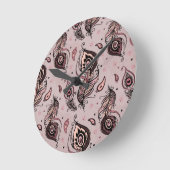 Peacockvederpatroon Ronde Klok (Hoek)