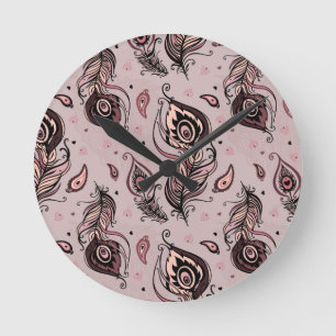 Peacockvederpatroon Ronde Klok