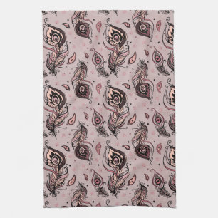 Peacockvederpatroon Theedoek