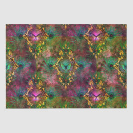 Peacockvedervlinder Victoriaans elegant paars Tissuepapier