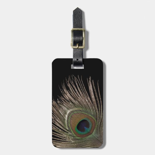 Peacockveer Bagagelabel (Voorkant verticaal)