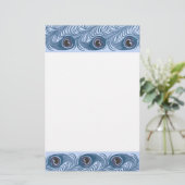 Peacockveer Briefpapier (Staand voorkant)