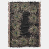 Peacockveer Deken (Voorkant Verticaal)