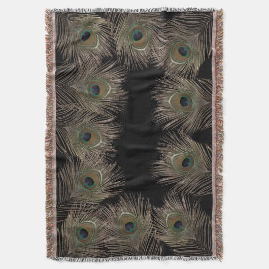 Peacockveer Deken (Voorkant Verticaal)