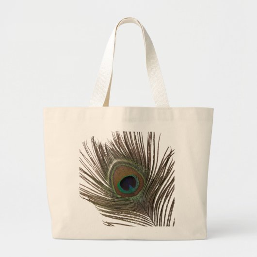 Peacockveer Grote Tote Bag (Voorkant)