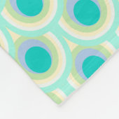 Peacockveer ovaal patroonaqua genaamd deken (Hoek)