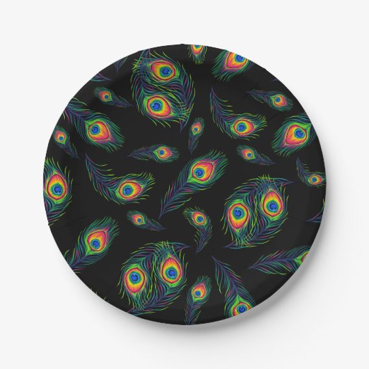 Peacockveer Papieren Bordje (Voorkant)