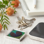 Peacockveer Sleutelhanger (Zijkant)