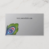 Peacockveer Visitekaartje (Achterkant)