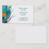 Peacockveer Visitekaartje (Voorkant / Achterkant)