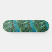 Peacockveren, abstract - koel persoonlijk skateboard (Horizontaal)