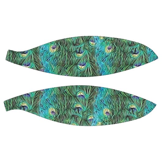 Peacockveren, abstract - patroon in acryl basketbal (Panelen)