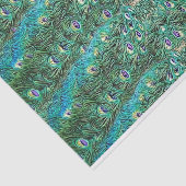 Peacockveren, abstract - patroon in acryl tissuepapier (Detail)