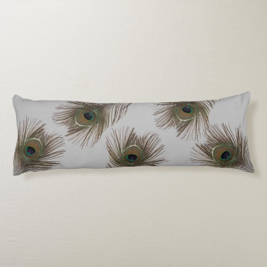 Peacockveren Lichaamskussen (Achterkant)