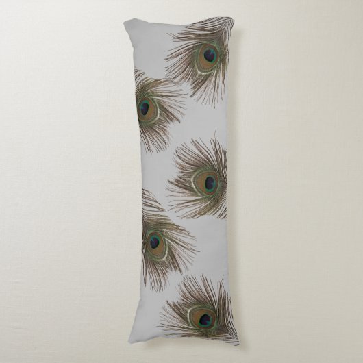 Peacockveren Lichaamskussen (Voorkant Verticaal)
