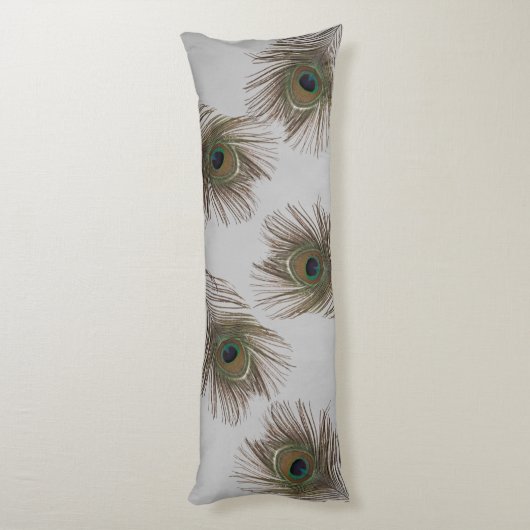 Peacockveren Lichaamskussen (Achterkant (Verticaal))