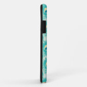 Peacockveren patroon Case-Mate iPhone case (Achterkant/rechts)